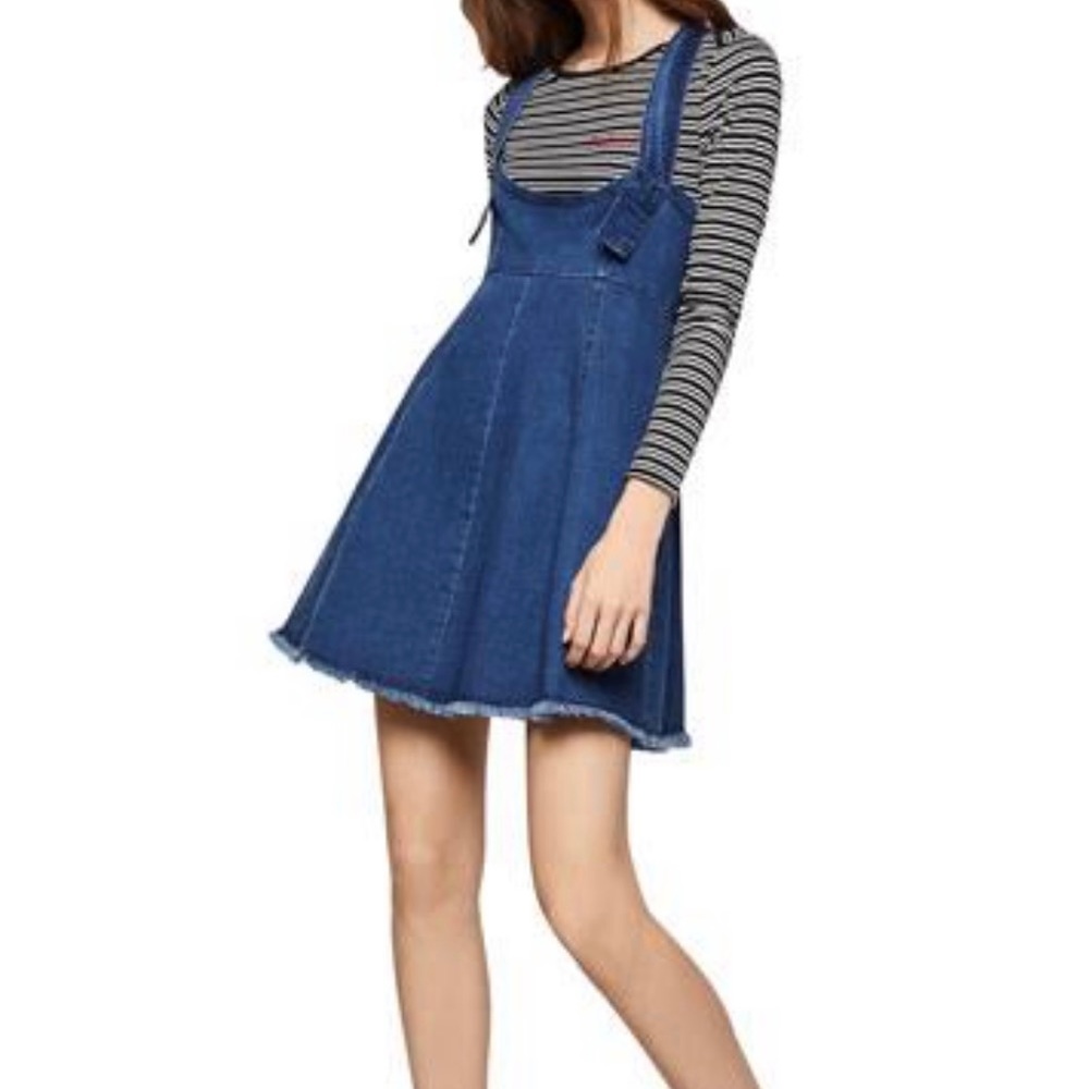 BCBGeneration Blue Jean Dress